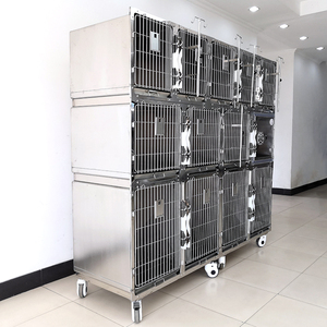 LIZE <span class=keywords><strong>PET</strong></span> 304 Acier Inoxydable Nouvelle Cage pour Chat Animal Daily Device Pets Cages Prix <span class=keywords><strong>Vet</strong></span> Hospital Cage En Vente - Product Image 2