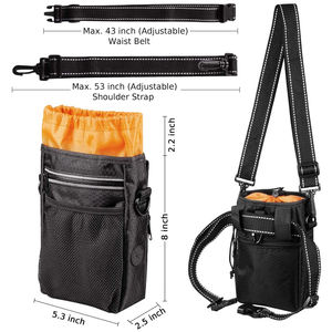 Su geçirmez köpek eğitim yürüyüş köpek bakımı kılıf çanta Poop çanta tutucu kolayca taşıyan oyuncaklar gıda köpek bakımı eğitim çantası - Product Image 4