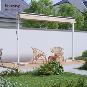 Auvent rétractable <span class=keywords><strong>manuel</strong></span> autoportant <span class=keywords><strong>double</strong></span> face Hooeasy pour jardin extérieur, protection solaire UV - Product Image 6
