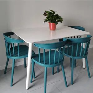 chaises balcon Suppliers-Mojia — ensemble de meubles de jardin, Table en verre en plastique, chaises de balcon, cour extérieure, café, moderne minimaliste, 6 pièces