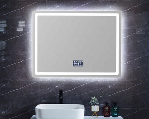 <span class=keywords><strong>Espejo</strong></span> <span class=keywords><strong>de</strong></span> tocador rectangular sin marco para Hotel, <span class=keywords><strong>luz</strong></span> <span class=keywords><strong>LED</strong></span> con Sensor, sin cobre, <span class=keywords><strong>espejo</strong></span> plateado iluminado, moderno, 70139910090 - Product Image 3