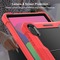 Étui antichoc à 3 couches pour Honor X8a, taille fine, protection mince en PC et silicone avec support
