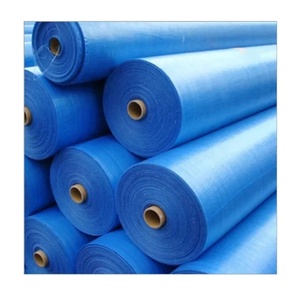 Rouleau de tissu de bâche en polyester 100% robuste personnalisé multi-usages PE Weave <span class=keywords><strong>Poly</strong></span> pour l'extérieur, coupe-vent et épais - Product Image 1