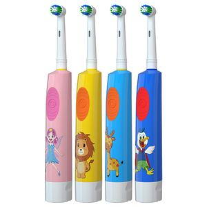 HL-198 แปรงสีฟันไฟฟ้าแบบหมุนสำหรับเด็ก ขนแปรงนุ่ม 1 โหมดทำความสะอาด ตัวจับเวลา 2 นาที กันน้ำ ใช้งานร่วมกับออรัล-บีได้ - Product Image 6