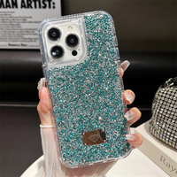 Nouvelle arrivée 3 in1 Gradient paillettes mode esthétique antichoc coque de téléphone Tecno spark go 2024 20pro