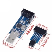 Programador AVR 51 Original, Nuevo, Descargador USBASP, Cable de Descarga USBISP