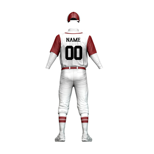Premium Men's Softball Uniform Custom Team Jersey Integrated Belt Loop Double Layer Jersey & Pants Set - Product Image 4