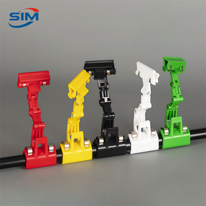 Clips d'affichage POP en plastique ABS transparent, articulations réglables, bras articulés flexibles, pinces robustes pour les supermarchés <span class=keywords><strong>de</strong></span> détail - Product Image 5