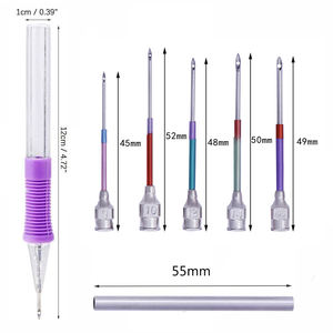 1 Kit d'aiguille de poinçonnage pour débutant, bricolage, broderie, <span class=keywords><strong>point</strong></span> de croix, outils, <span class=keywords><strong>Crochet</strong></span>, tricot - Product Image 3