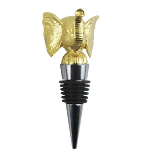 Metal Deer Wine Stopper With Sealing Rubber Ring For Bottle Preservation Home Bar Accessory - Product Image 4