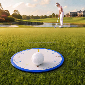 SwingPerfect <span class=keywords><strong>Golf</strong></span> - Set da 12 Tappetini <span class=keywords><strong>per</strong></span> Putting a Forma di Orologio, Doppio Lato, in PU Morbido, Impermeabili, Antiscivolo, Ausilio <span class=keywords><strong>per</strong></span> l'Allenamento a 360°, <span class=keywords><strong>per</strong></span> la Lettura del Green e la Stabilità - Product Image 3