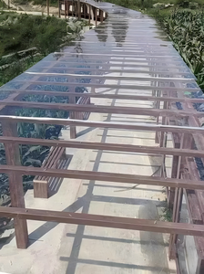 Panneaux d'ombrage <span class=keywords><strong>en</strong></span> PRV, grille <span class=keywords><strong>en</strong></span> fibre de verre, solides, lisses, légers, résistants à la corrosion, haute résistance, pour bâtiments industriels, composites - Product Image 4