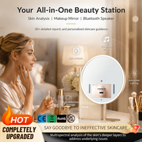 Appareil d'analyse cutanée IA, scanner cutané multi-spectre, commande vocale IA, haut-parleur Bluetooth intégré, test cutané pour salon de beauté CE