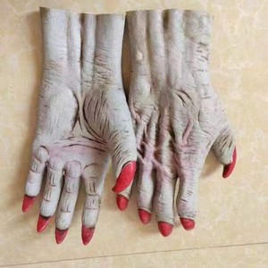 Guantes de Garra de Látex Talla Única para Disfraces de Halloween y Cosplay - Product Image 3