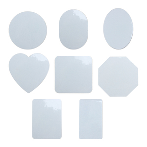 Magnet Kulkas Sublimasi Kosong Murah Promosi DIY Bentuk Bulat Hati Kotak Persegi untuk Hadiah - Product Image 2