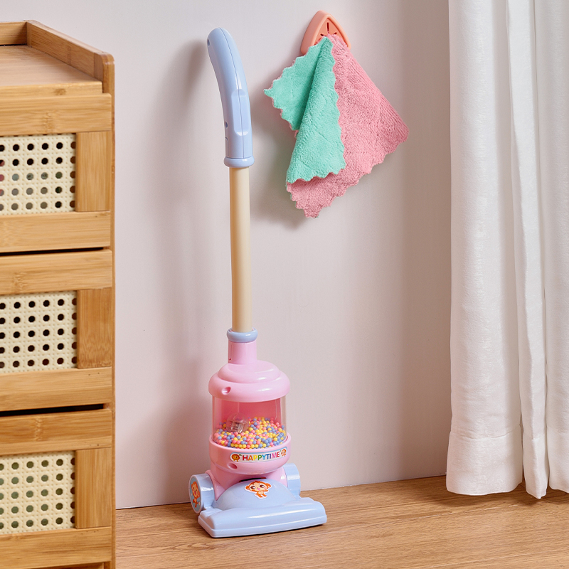 Aspirateur pour enfants (boule lumineuse) + chiffon de nettoyage