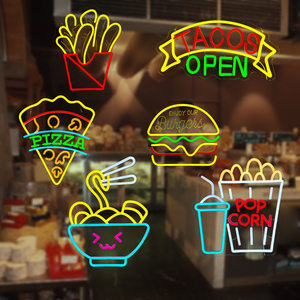Enseigne néon LED sur le thème de la <span class=keywords><strong>cuisine</strong></span> asiatique, motifs Ramen, Pho, Sushi pour bar à nouilles japonais, restaurant de <span class=keywords><strong>cuisine</strong></span> asiatique, vitrine de magasin - Product Image 6