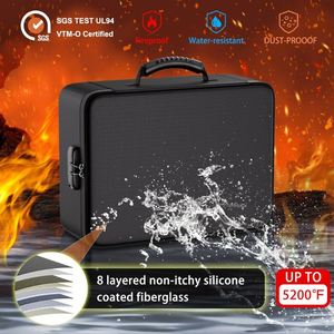 Bolsa de Seguridad Portátil OEM para el Hogar, Viajes y Oficina, de 4 Capas, Ligera, Duradera, Aislada, Ignífuga, Impermeable, con Cierre de Cremallera y 13 Bolsillos - Product Image 2