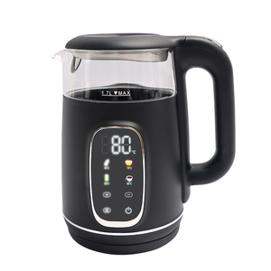 <span class=keywords><strong>Bouilloire</strong></span> à thé à double paroi de 1,7 L, 2000 W, en verre, écran tactile numérique, <span class=keywords><strong>programmable</strong></span>, arrêt automatique, température extérieure en temps réel, pour la maison - Product Image 1