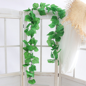 Hiedras Artificiales con Hojas Verdes, Flores de Seda para Decoración de Techos, Decoración Interior para Bodas, Decoración para el Hogar, Accesorios para el Año Nuevo Chino - Product Image 3