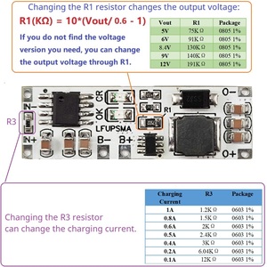 Chargeur et Booster LFUPSMA LiFePO4 3.2V, Convertisseur élévateur de tension DC 3.2V 5V <span class=keywords><strong>9V</strong></span> 12V, Carte UPS DIY pour ESP32 ESP8266 WiFi IoT 36x11x3.5mm - Product Image 5