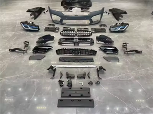 SJC accesorios de coche para <span class=keywords><strong>BMW</strong></span> 5 Series F10 F18 Kits de carrocería <span class=keywords><strong>2011</strong></span>-2017 actualización M5 G30 estilo rejilla difusor parachoques trasero faro - Product Image 3