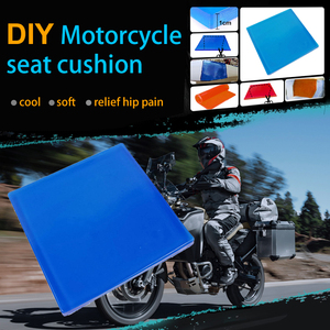 20*25*1cm Universal <b>Waterproof</b> Ice Cold Cooling Non-Slip Breathable Gel <b>Pad</b> Blue Red Orange Adhesive Seat Motorcycle Accessories - Product Image 5