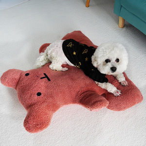 <span class=keywords><strong>Lit</strong></span> <span class=keywords><strong>pour</strong></span> chat et <span class=keywords><strong>chien</strong></span>, maison en peluche longue, tissu solide, donut, grotte, câlin, écologique, lavable, sac de couchage chaud, canapé, coussin, nid, petit - Product Image 2