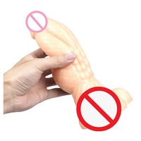 Dildo en silicone liquide de haute qualité, Dildo artificiel, Dildo à tête champignon, Grand Dildo sans sangle pour lesbiennes, Dildo cheval, Jouet sexuel