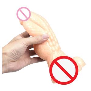 Hochwertiger Flüssigsilikon-<span class=keywords><strong>Dildo</strong></span>, Künstlicher <span class=keywords><strong>Dildo</strong></span> mit Pilzkopf, Großer Lesben-Sex-Strapless-<span class=keywords><strong>Dildo</strong></span> - Product Image 6