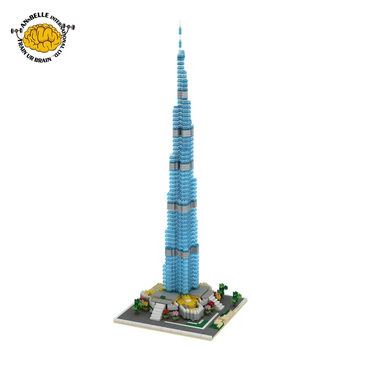 Конструктор для взрослых, архитектурный блок, башня Бурдж Халифа (Дубай)