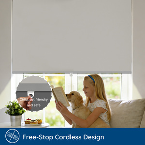 Persianas Enrollables sin Cable, Tela Opaca <span class=keywords><strong>de</strong></span> Bajo Consumo <span class=keywords><strong>para</strong></span> Ventanas y Puertas - Product Image 3