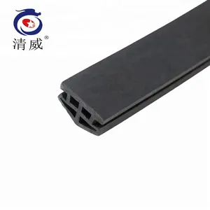 Customized hard fire resistant door rubber buffer seal strip