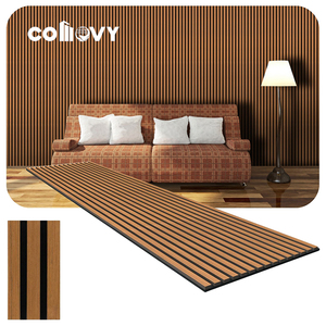 Panel de <span class=keywords><strong>pared</strong></span> acústico de <span class=keywords><strong>madera</strong></span> para sala de estar de jardín Comovy para <span class=keywords><strong>salón</strong></span> de belleza panel de <span class=keywords><strong>pared</strong></span> de WPC de chapa de <span class=keywords><strong>madera</strong></span> para paredes de fondo - Product Image 6