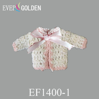 Mini-cadeaux modernes pour baby shower, vêtements pour bébé au crochet, 100% coton, cadeaux pour bébé pour la décoration de baby shower