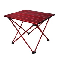 Tragbarer Moderner Klappbarer Camping-Esstisch |   Outdoor-Picknick-, Strand- und Reise-Aluminiumtisch |   Leichtgewichtig, verstellbar, einfach zu transportieren