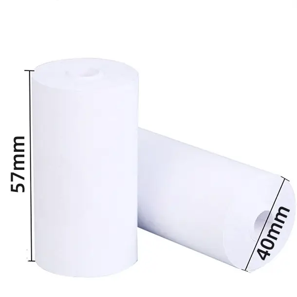 Best selling thermal paper roll 57x30 57x40 thermal paper 57mm x 37mm 3 inch thermal paper roll