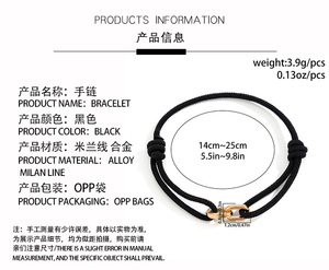 กำไลข้อมือโบลด์ริงส์ bivi ทำจากเชือกโลหะสองรูปวงรีแบบล็อกชั่วนิรันดร์ - Product Image 2