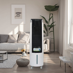 Installation Vent fort Grande sortie d'air Capacité du réservoir d'eau 45L Ventilateur évaporatif portable en nid d'abeille pour le ménage - Product Image 1