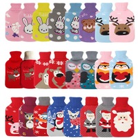 Vente en gros de mini sac à eau chaude en peluche de dessin animé mignon mains chaudes trésor sac à main chauffant
