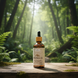 Huile de Moringa pressée à froid Klariza Sprl Pure Essentielle 50ml Anti-Poches Sous les Yeux Éclaircissante Soin de la Peau Tous Types de Peau Fraîcheur Durable - Product Image 3