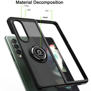 Funda magnética con soporte para anillo de dedo para Samsung Z, funda protectora para Samsung Z Fold 3, 4 pliegues, todo incluido, para <span class=keywords><strong>Galaxy</strong></span> Z <span class=keywords><strong>Fold2</strong></span> - Product Image 6