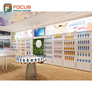 Professional Retail Shop Melamine <b>Display</b> <b>Case</b> Solution Provider Cosmetic Shop Design - Product Image 5