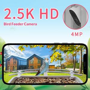 Mangeoire à <span class=keywords><strong>oiseaux</strong></span> intelligente <span class=keywords><strong>pour</strong></span> l'extérieur avec caméra de surveillance HD, reconnaissance IA, prise en charge de l'application et conception détachable - Nouvelle mangeoire <span class=keywords><strong>pour</strong></span> animaux de compagnie - Product Image 2