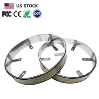 Luces para Llantas de Coche de 17 Pulgadas, 9936 LED, Bluetooth, Aplicación, Control Remoto RF, Cable de 350 CM, Plug and Play, Kit de Anillos para Ruedas, Stock en EE. UU.