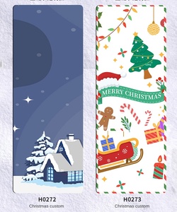 Bán Buôn Hàng Loạt Thế Hệ Giáng Sinh Màu Sắc In Yoga Mat Non-Slip Mồ Hôi Thấm Tập Thể Dục Tập Thể Dục 5Mm PU Cao Su Yoga Mat - Product Image 1