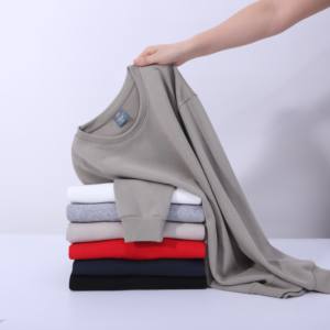 Sweat-shirts à capuche pour hommes de haute qualité en gros, col rond, hiver, surdimensionnés, en polaire, logo imprimé personnalisé, sweat-shirts et pulls pour hommes - Product Image 1