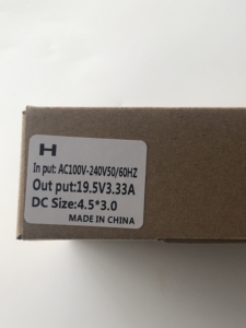 Adaptateur secteur pour ordinateur portable OEM 65W 19.5V 3.33A, chargeur pour HP 4.5*3.0 (bleu), remplacement, prix d'usine, bon marché, de bonne qualité - Product Image 6