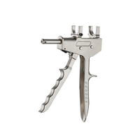 Kit de Prensado de Tuberías PEX IVA Industrial OEM de Acero Aleado, Herramienta Mecánica Deslizante y Expansora con Cortador y 3 Matrices