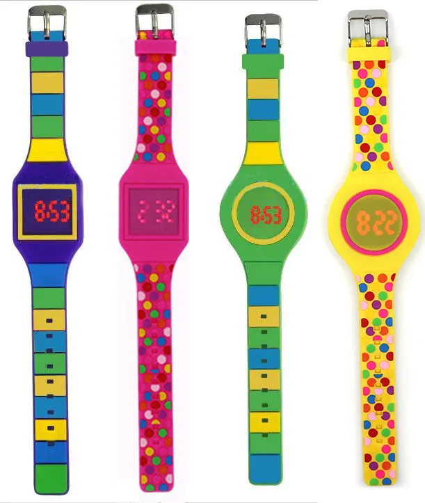 Children's Led Bracelet Wrist Watch Kid's Unisex Cartoon Animal Silicon Band Soft Digital Watches Sport Wristband watch